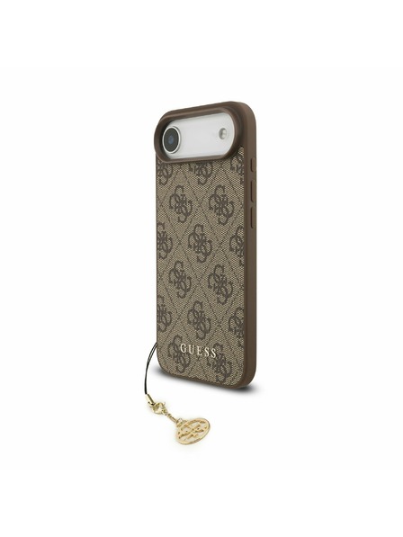 Guess Guess 4G Charm MagSafe Задна Корица за iPhone Air Tone on Tone Brown