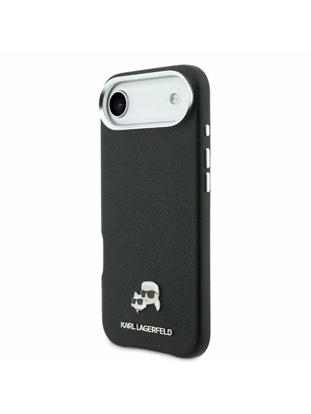 Karl Lagerfeld Karl Lagerfeld PU Karl and Choupette Heads Pins MagSafe Задна Корица за iPhone Air Black