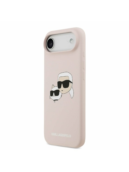 Karl Lagerfeld Karl Lagerfeld Liquid Silicone Double Heads MagSafe Задна Корица за iPhone Air Pink