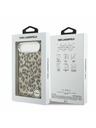 Karl Lagerfeld Karl Lagerfeld IML Leopard MagSafe Задна Корица за iPhone Air Brown