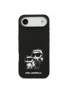 Karl Lagerfeld Karl Lagerfeld Liquid Silicone K&CH Sketch MagSafe Задна Корица за iPhone Air Black