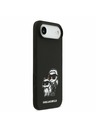 Karl Lagerfeld Karl Lagerfeld Liquid Silicone K&CH Sketch MagSafe Задна Корица за iPhone Air Black