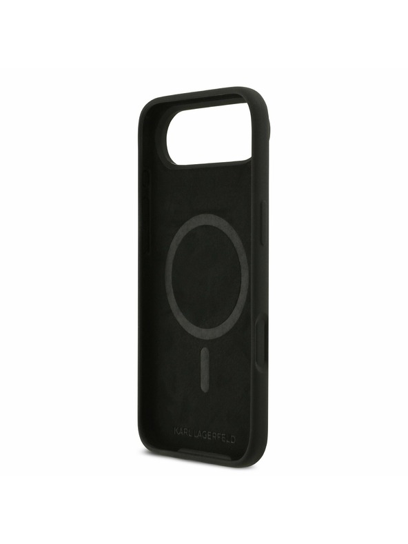Karl Lagerfeld Karl Lagerfeld Liquid Silicone K&CH Sketch MagSafe Задна Корица за iPhone Air Black