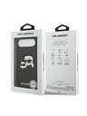 Karl Lagerfeld Karl Lagerfeld Liquid Silicone Double Heads MagSafe Задна Корица за iPhone Air Black