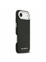Karl Lagerfeld Karl Lagerfeld Grained PU Repeated Logo MagSafe Задна Обвивка за iPhone Air Black