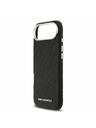 Karl Lagerfeld Karl Lagerfeld Grained PU Repeated Logo MagSafe Задна Обвивка за iPhone Air Black