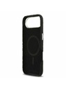 Karl Lagerfeld Karl Lagerfeld Grained PU Repeated Logo MagSafe Задна Обвивка за iPhone Air Black