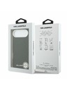 Karl Lagerfeld Karl Lagerfeld Grained PU Repeated Logo MagSafe Задна Обвивка за iPhone Air Black