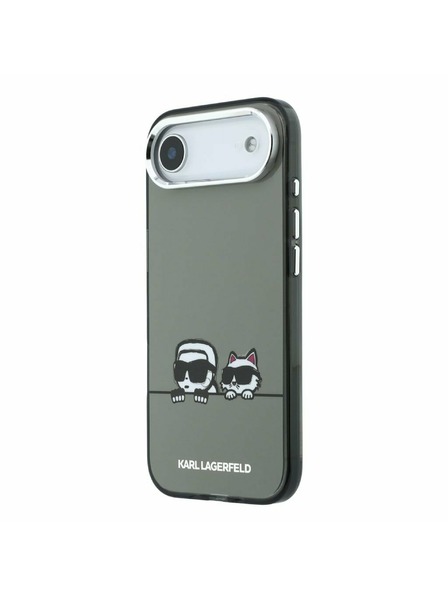 Karl Lagerfeld Karl Lagerfeld IML K&CH Heads Logo MagSafe Задна Обвивка за iPhone Air Black