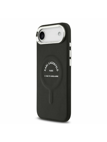 Karl Lagerfeld Karl Lagerfeld PU RSG Logo MagSafe Задна Обвивка за iPhone Air Black