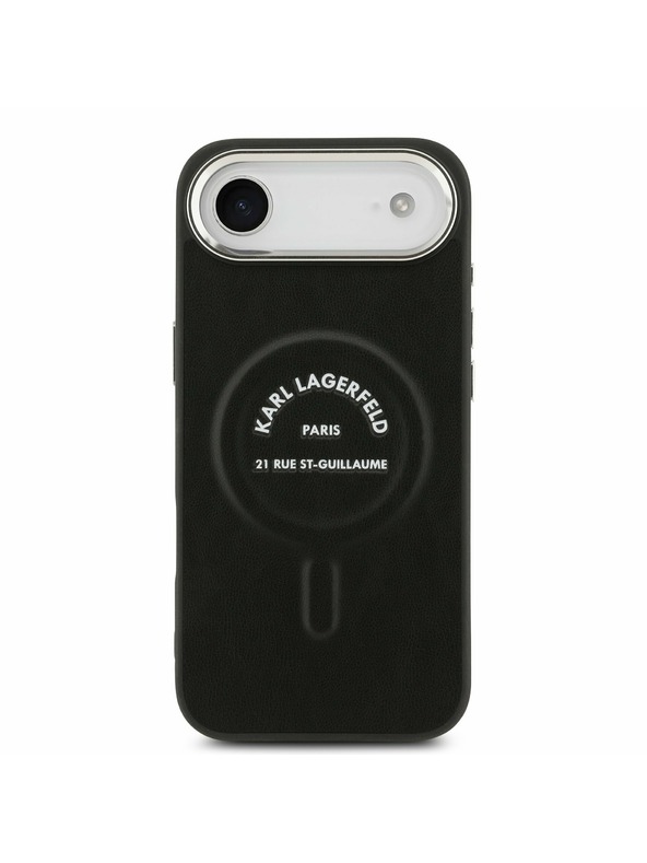 Karl Lagerfeld Karl Lagerfeld PU RSG Logo MagSafe Задна Обвивка за iPhone Air Black