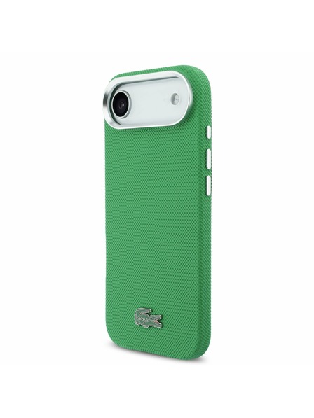 Lacoste Lacoste Iconic Petit Pique Metal Logo MagSafe Задна Обвивка за iPhone Air Green