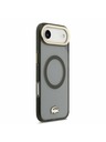 Lacoste Lacoste PC/TPU Frosted Finish Gold Logo MagSafe Задна Обвивка за iPhone Air Black