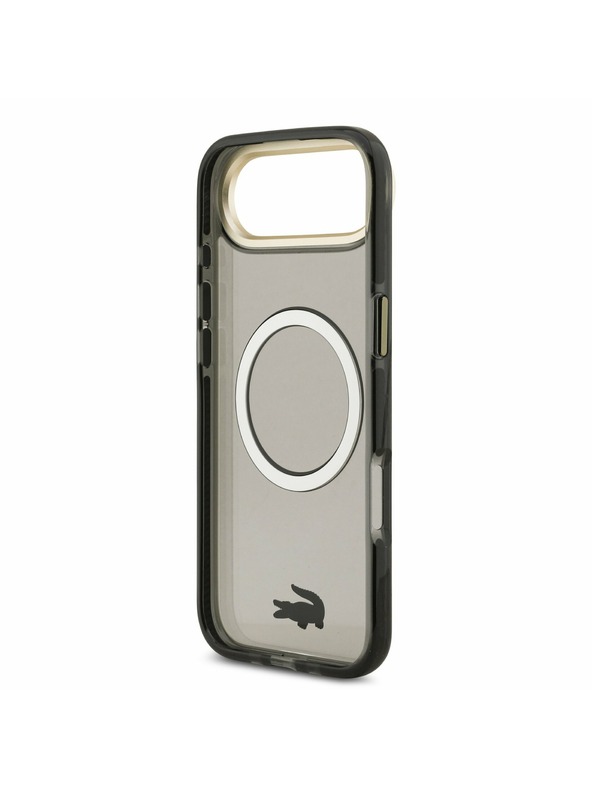Lacoste Lacoste PC/TPU Frosted Finish Gold Logo MagSafe Задна Обвивка за iPhone Air Black