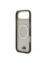 Lacoste Lacoste PC/TPU Frosted Finish Gold Logo MagSafe Задна Обвивка за iPhone Air Black