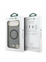 Lacoste Lacoste PC/TPU Frosted Finish Gold Logo MagSafe Задна Обвивка за iPhone Air Black
