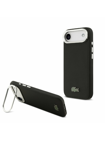 Lacoste Lacoste Iconic Petit Pique Camera Stand MagSafe Задна Обвивка за iPhone Air Black