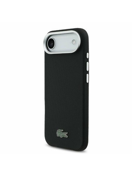 Lacoste Lacoste Iconic Petit Pique Metal Logo MagSafe Задна Обвивка за iPhone Air Black