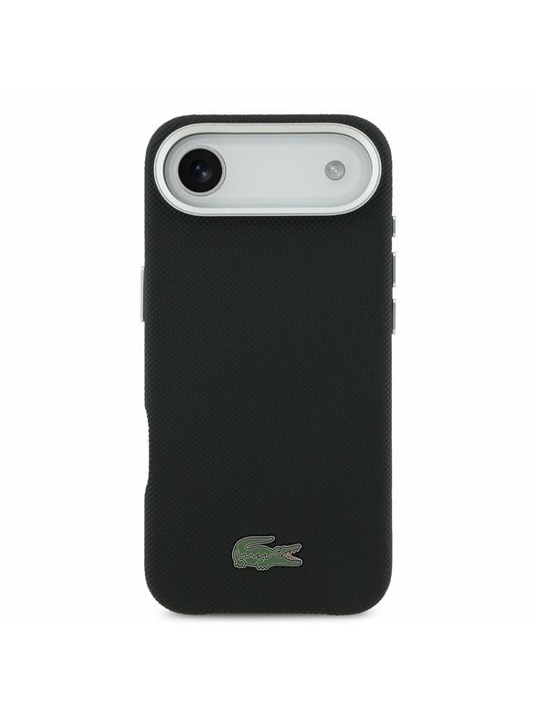 Lacoste Lacoste Iconic Petit Pique Metal Logo MagSafe Задна Обвивка за iPhone Air Black