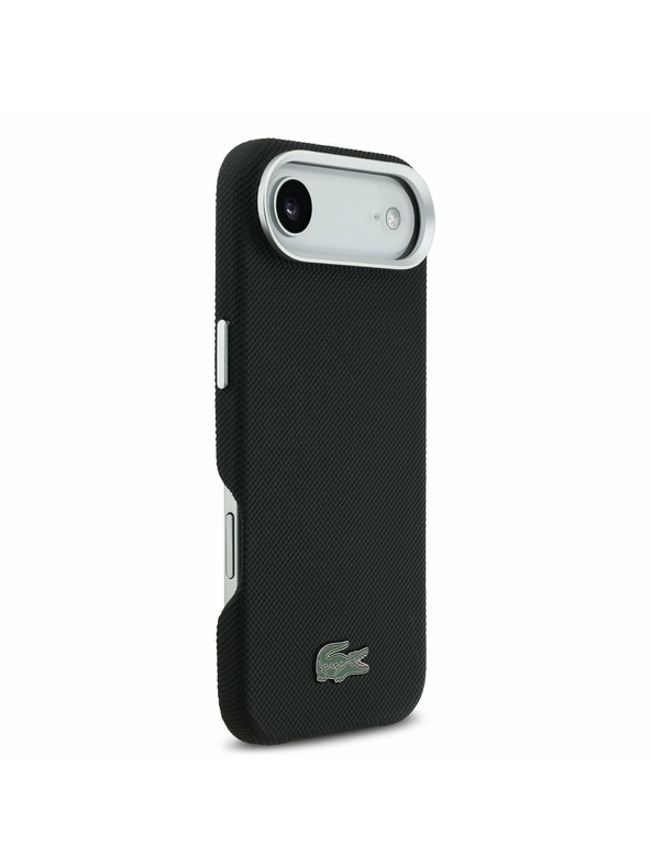 Lacoste Lacoste Iconic Petit Pique Metal Logo MagSafe Задна Обвивка за iPhone Air Black