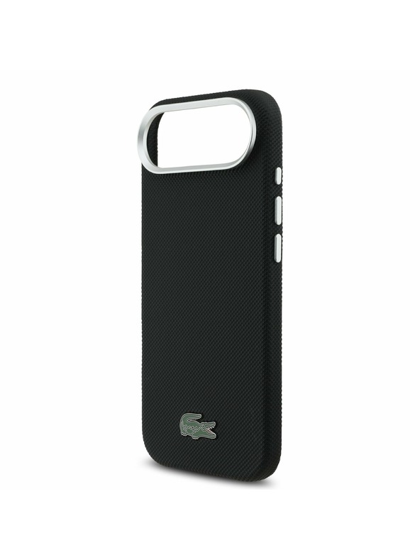 Lacoste Lacoste Iconic Petit Pique Metal Logo MagSafe Задна Обвивка за iPhone Air Black