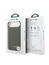 Lacoste Lacoste PU Leather Champs Elysees MagSafe Задна Обвивка за iPhone Air Black
