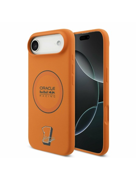 Red Bull Red Bull Silicone Blue Ring MagSafe Задна Обвивка за iPhone Air Orange