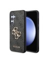Guess Guess PU 4G Metal Logo Задна корица за Samsung Galaxy S24+ Grey