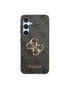 Guess Guess PU 4G Metal Logo Задна корица за Samsung Galaxy S24+ Grey