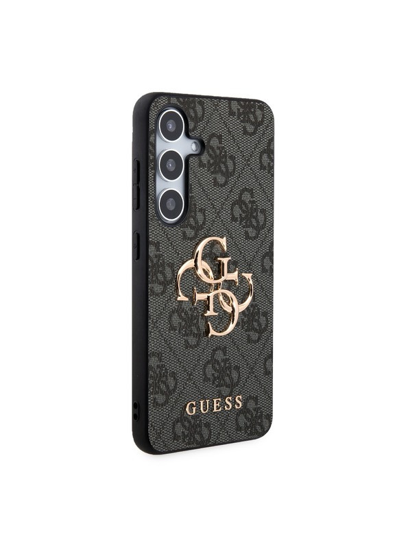 Guess Guess PU 4G Metal Logo Задна корица за Samsung Galaxy S24+ Grey