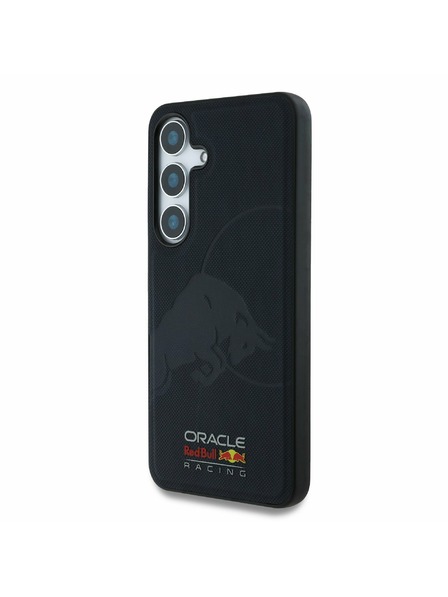 Red Bull Red Bull Leather Meshed Debossed Logo MagSafe Задна корица за Samsung Galaxy S25 Navy