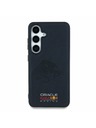 Red Bull Red Bull Leather Meshed Debossed Logo MagSafe Задна корица за Samsung Galaxy S25 Navy
