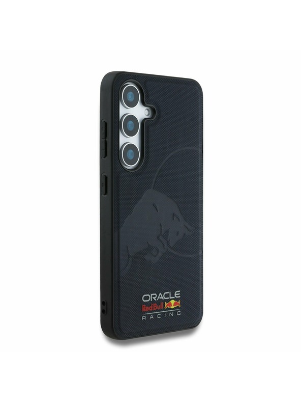 Red Bull Red Bull Leather Meshed Debossed Logo MagSafe Задна корица за Samsung Galaxy S25 Navy