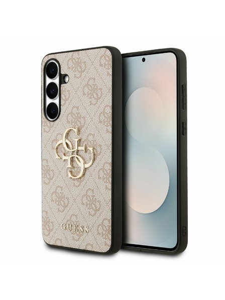 Guess Guess PU 4G Metal Logo Задна корица за Samsung Galaxy S25 FE Pink