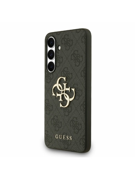 Guess Guess PU 4G Metal Logo Задна корица за Samsung Galaxy S25 FE Grey