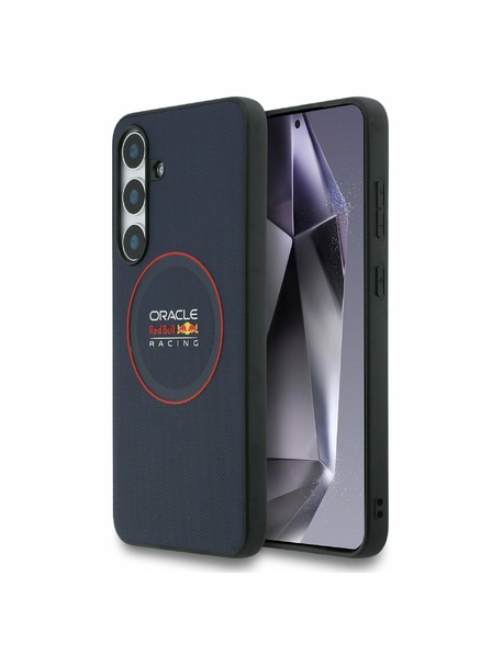 Red Bull Red Bull PU Leather Red Ring MagSafe Задна корица за Samsung Galaxy S25 FE Navy