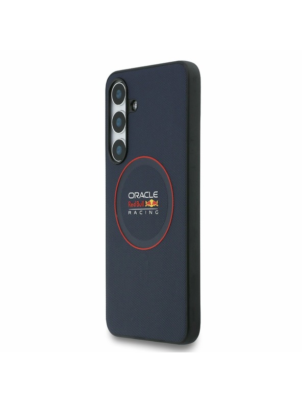 Red Bull Red Bull PU Leather Red Ring MagSafe Задна корица за Samsung Galaxy S25 FE Navy
