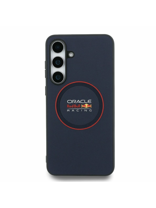 Red Bull Red Bull PU Leather Red Ring MagSafe Задна корица за Samsung Galaxy S25 FE Navy