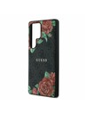 Guess Guess PU Leather 4G Flowers Print Metal Classic Logo MagSafe Задна корица за Samsung Galaxy S25 Ultra Black