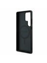Guess Guess PU Leather 4G Flowers Print Metal Classic Logo MagSafe Задна корица за Samsung Galaxy S25 Ultra Black