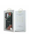 Guess Guess PU Leather 4G Flowers Print Metal Classic Logo MagSafe Задна корица за Samsung Galaxy S25 Ultra Black