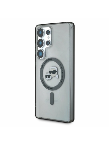 Karl Lagerfeld Karl Lagerfeld IML K&CH Heads MagSafe Задна корица за Samsung Galaxy S25 Ultra Black