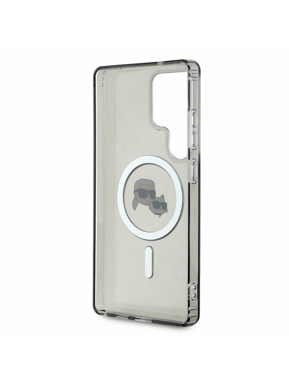 Karl Lagerfeld Karl Lagerfeld IML K&CH Heads MagSafe Задна корица за Samsung Galaxy S25 Ultra Black