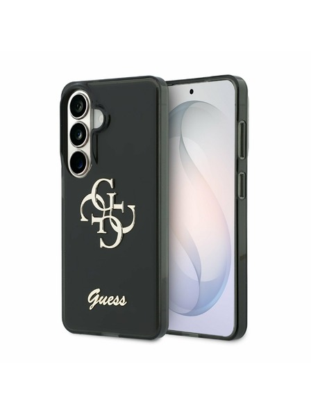 Guess Guess IML 4G Script Metal Logo Задна корица за Samsung Galaxy 26 Black