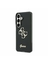 Guess Guess IML 4G Script Metal Logo Задна корица за Samsung Galaxy 26 Black