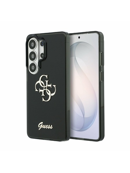 Guess Guess IML 4G Script Metal Logo Задна корица за Samsung Galaxy 26 Ultra Black