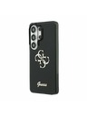Guess Guess IML 4G Script Metal Logo Задна корица за Samsung Galaxy 26 Ultra Black
