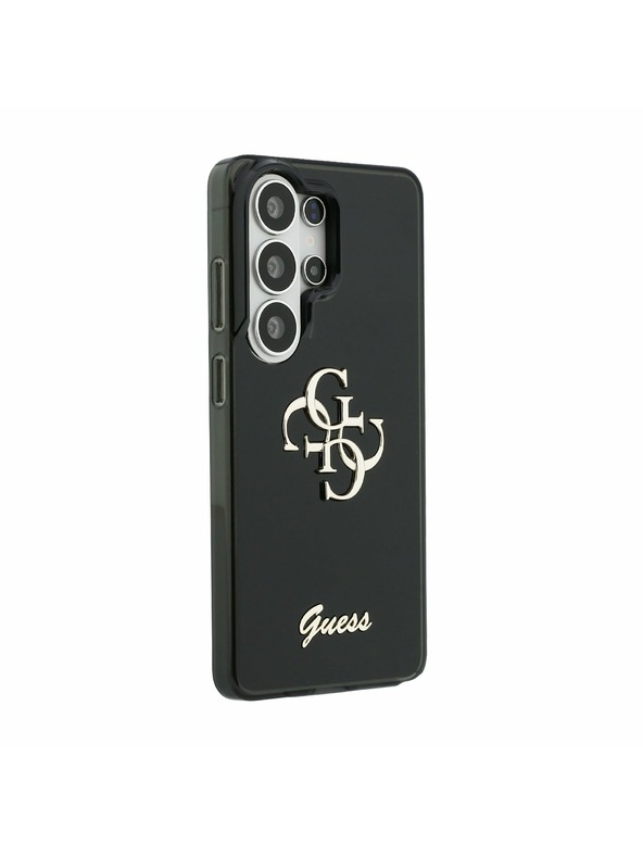Guess Guess IML 4G Script Metal Logo Задна корица за Samsung Galaxy 26 Ultra Black