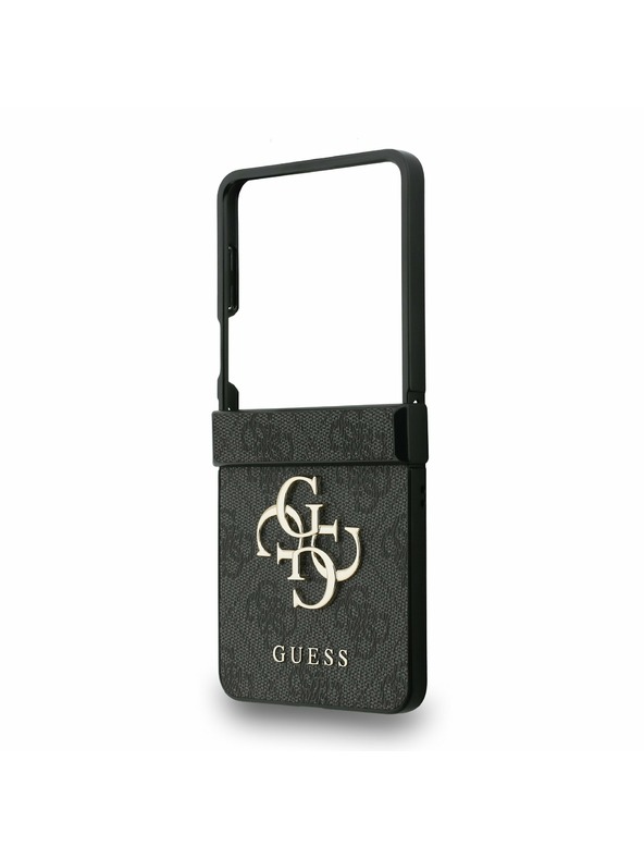 Guess Guess PU 4G Metal Logo Задна корица за Samsung Galaxy Z Flip 7 Grey