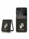 Karl Lagerfeld Karl Lagerfeld PU Saffiano Karl and Choupette Задна корица за Samsung Galaxy Z Flip 7 Black